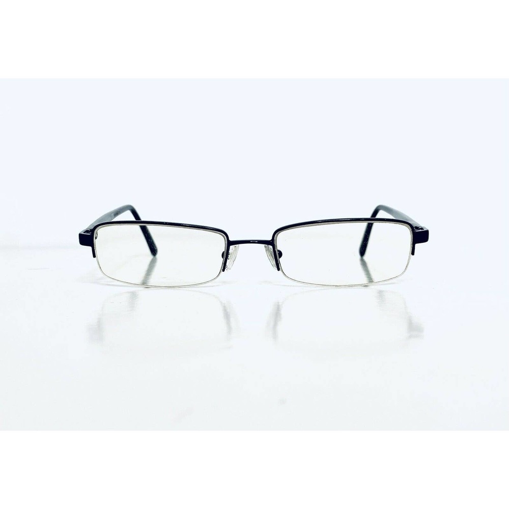 Prada Black Metal Rectangular Glasses - image 2